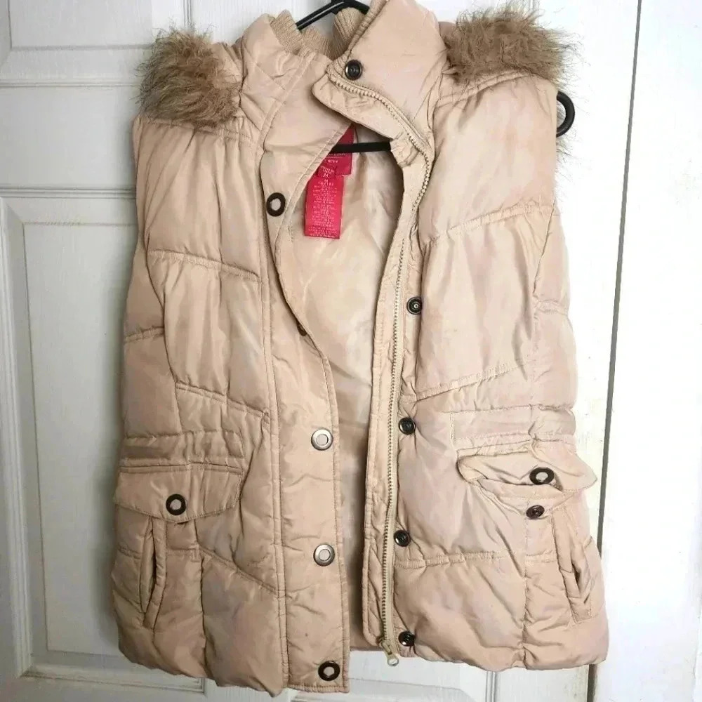 Faded Glory Bubble Vest Women's Jr M(9-10) Outerwear Hoodie Multiple Avail.